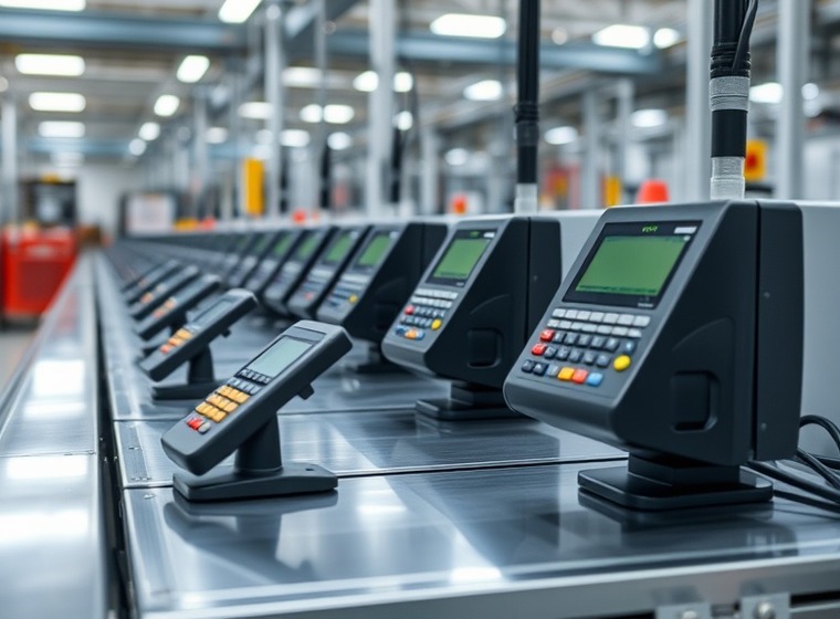 Línea de producción de terminales de autoservicio